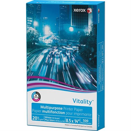 Xerox Vitality™ Multipurpose Paper 20 lb. Package of 500. legal