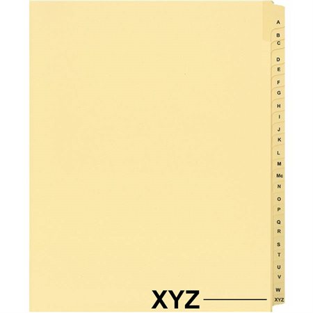 Index juridique alphabétique Offix® XYZ