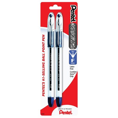 RSVP® Ballpoint Pen 0.7 mm. Package of 2 blue