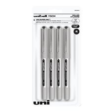 Vision™ Rollerball Pen Fine Point. Pack of 4 black