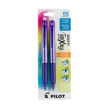 FriXion® Ball Clicker Retractable Erasable Pen 0.5 mm. Package of 2 purple