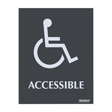 Identification Sign wheelchair accessible