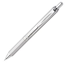 EnerGel® Alloy Retractable Ballpoint Pen Black Ink silver