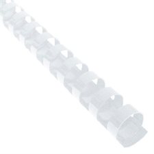 Letter Size Binding Combs 1/2 in. 80 sheets. clear