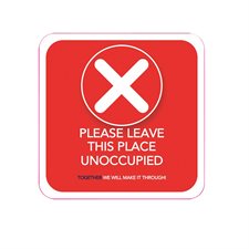 Unoccupied Place Stickers
