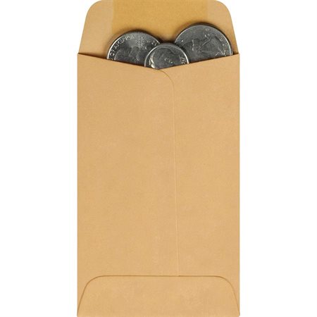 Enveloppe pour pièces de monnaie #3, 2-1 / 4 x 4-1 / 4 po, 28 lb
