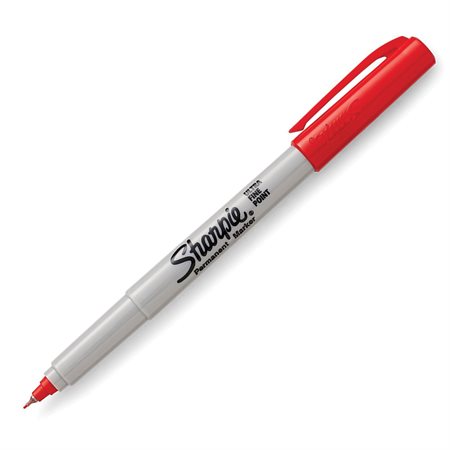 Ultra Fine Permanent Marker Sold individually red