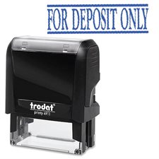 Timbre grand format auto-encreur Original Printy 4.0 4911 for deposit only