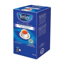Sachets de thé Tetley orange pekoe décaféiné (25)