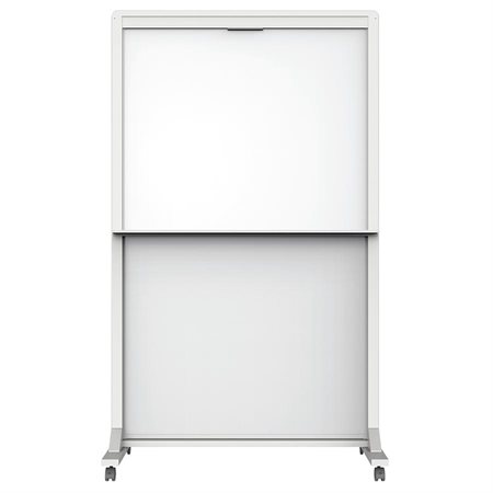 Dual Track Magnetic Mobile Dry-Erase Easel