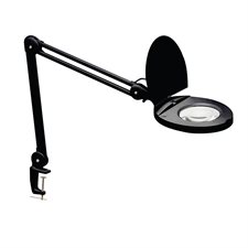 LED Magnifier Clamp Lamp black