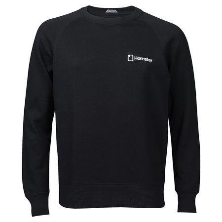 Hamster Mens Sweatshirt Black 2X large