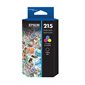 215 Inkjet Cartridge Value Pack includes black and tri-colour cartridges