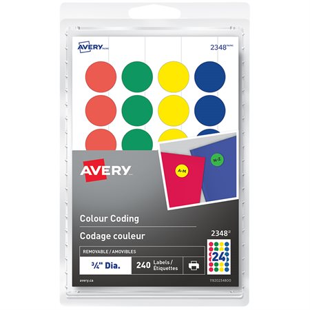 Self-Adhesive Colour Coding Labels