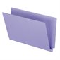End Tab File Folder 13-1/2-pt. Legal size, box of 50 purple
