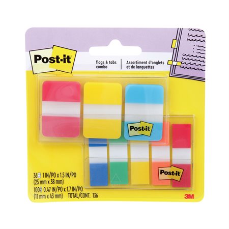 Post-it® Flags and Tabs Value Pack