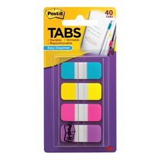 Post-it® 4-Colour Tabs blue, yellow, pink and purple