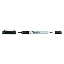 Twin Tip Permanent Marker Sold Individually black