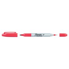 Twin Tip Permanent Marker Sold Individually red
