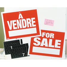 FOR SALE Sign Kit À vendre