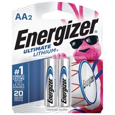 Ultimate™ Lithium Batteries 2 x AA