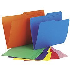 "enium" reversible coloured file folders Legal red