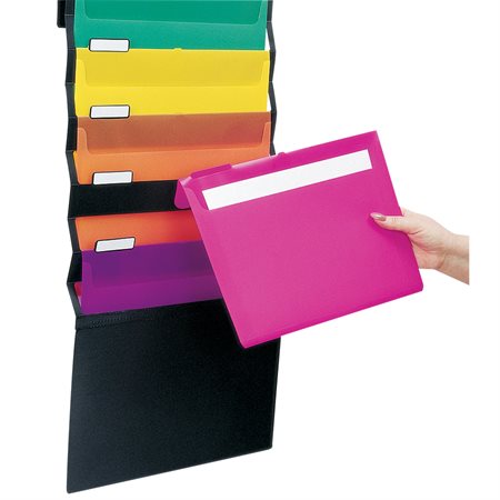 Classeur et organisateur suspendu Desk Free Lettre (orange, jaune, vert, bleu, rose et violet)