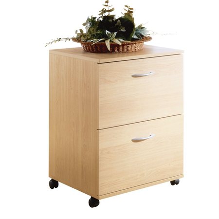 2-Drawer Mobile File natural maple