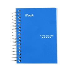 Five Star® Spiral Notebook 1 subject, 400 ruled pages. 5-1/2 x 4-1/8"