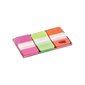 Post-it® Durable Index Tabs Full colour pink, green, orange