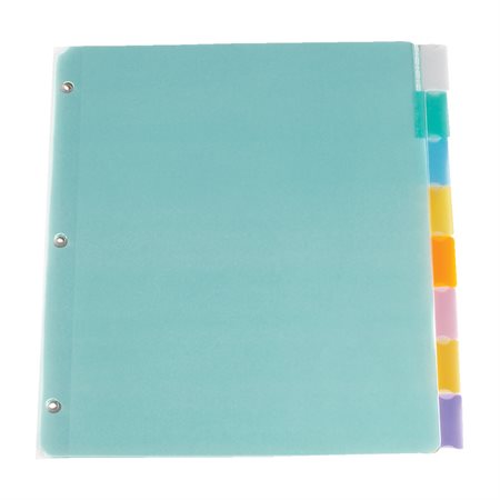 Poly Insertable Tab Dividers 5 tabs