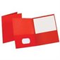 Twin-pocket portfolio Box of 25 red