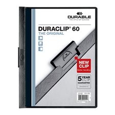 DURACLIP®  Report Cover 60-Sheet Capacity black
