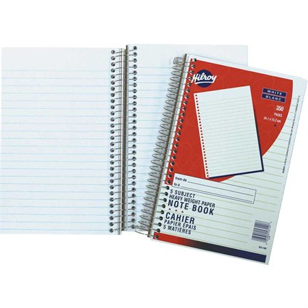 5-subject notebook