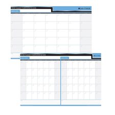 Undated Reversible Wall Planner 17 x 24 in.