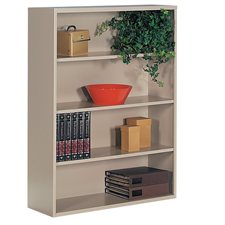 Fileworks® Bookcase 48 in. height. 3 shelves. nevada