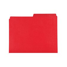 Chemises à dossier Format lettre rouge
