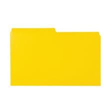 Chemises à dossier Format légal jaune
