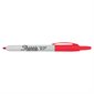Retractable Permanent Marker Fine point red