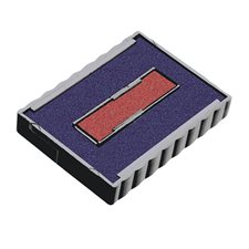Printy Dater 4750 Replacement Pad stamp. blue-red