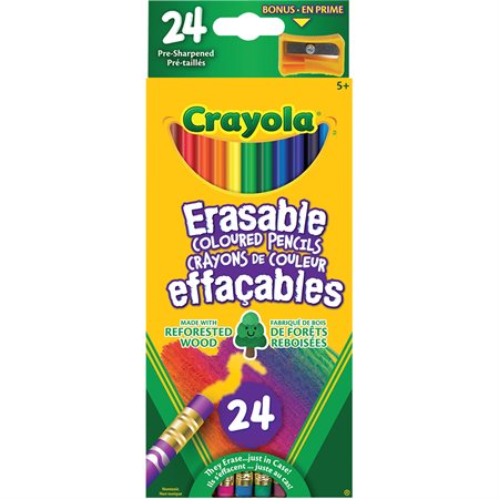 IQ Erasable Wood Colouring Pencils