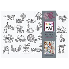 Funny Mat® Coloring Mat - Alphabet
