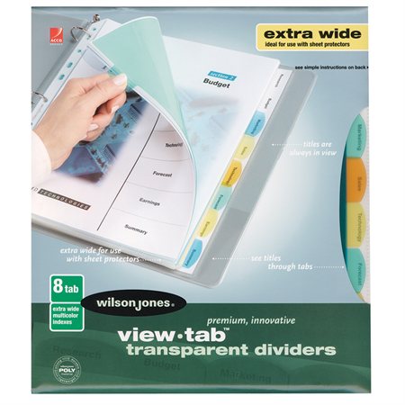 View-Tab® Extra-Wide Dividers