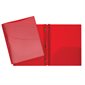 Poly Report Cover With Front Pocket - Red
