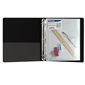 Transparent Ring Binder Pouch With Velcro Closure
