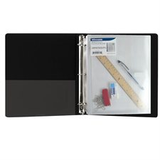 Transparent Ring Binder Pouch With Velcro Closure