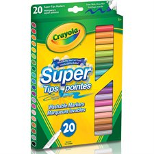 Super Tips Coloring Markers - Pack of 20