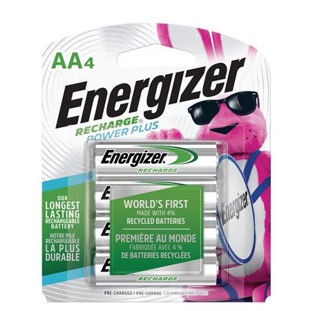 Piles rechargeables Recharge® 4 x AA