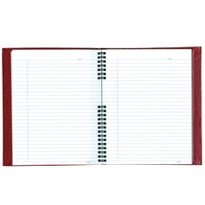 Livre de notes NotePro 200 pages (100 feuilles) rouge