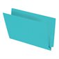 End Tab File Folder 13-1 / 2-pt. Legal size, box of 50 turquoise
